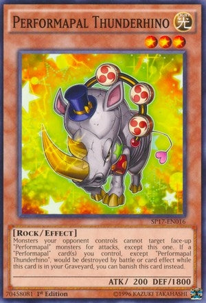 Image for Performapal Thunderhino (SP17-EN016) (SP17) - YuGiOh