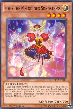 Image for Solo the Melodious Songstress (SP17-EN030) (SP17) - YuGiOh