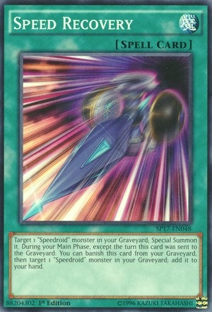 Image for Speed Recovery (Starfoil) (SP17-EN048) (SP17) - YuGiOh