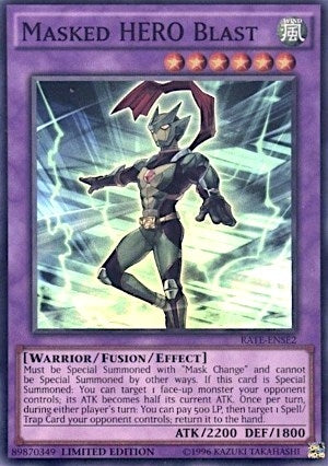 Image for Masked HERO Blast (RATE-ENSE2) (RATE) - YuGiOh