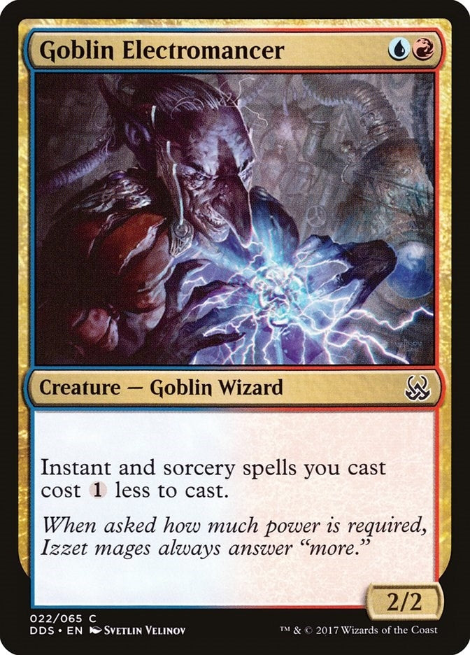 Image for Goblin Electromancer (22) (Mind vs. Might) - Magic: The Gathering
