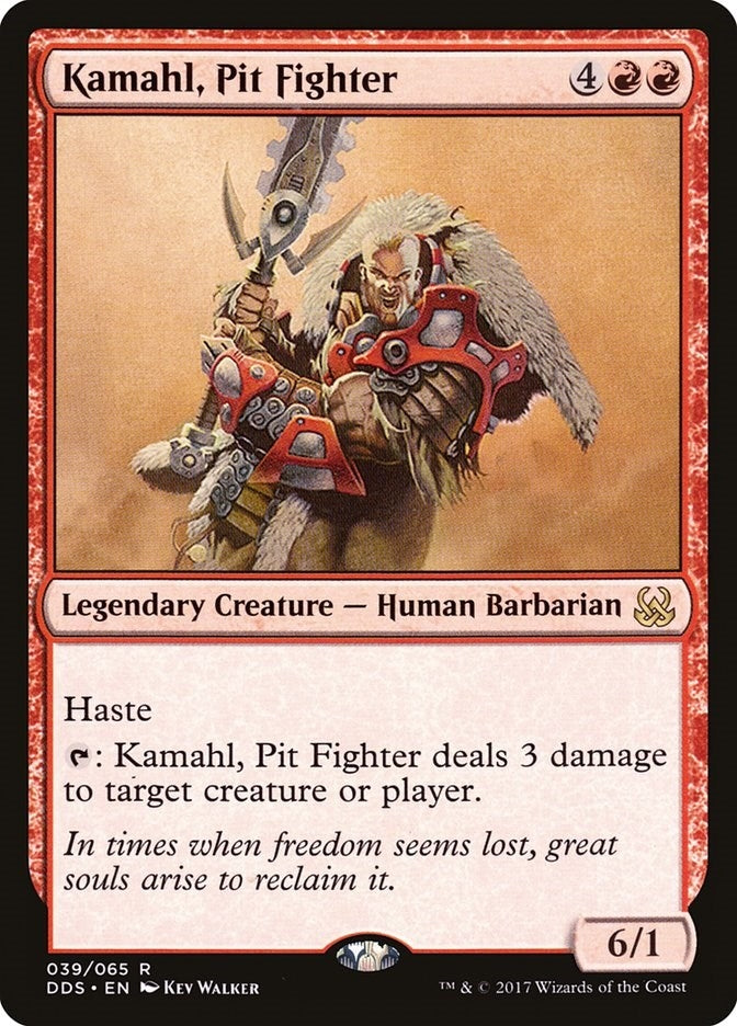 Image for Kamahl, Pit Fighter (39) (Mind vs. Might) - Magic: The Gathering