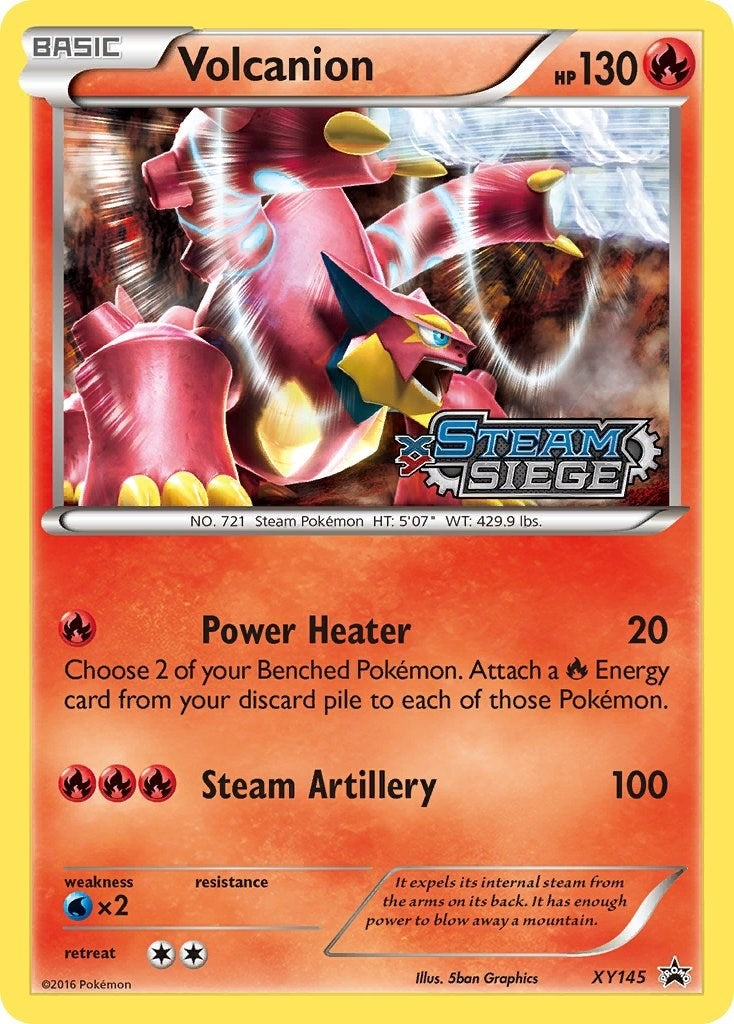 Image for Volcanion (XY Steam Siege Prerelease) (XY145) (PR) - Pokemon