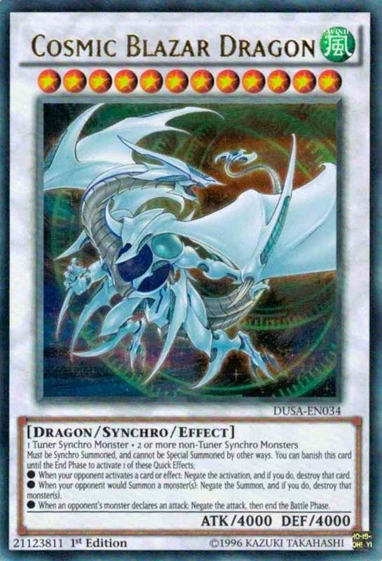Image for Cosmic Blazar Dragon (DUSA-EN034) (DUSA) - YuGiOh