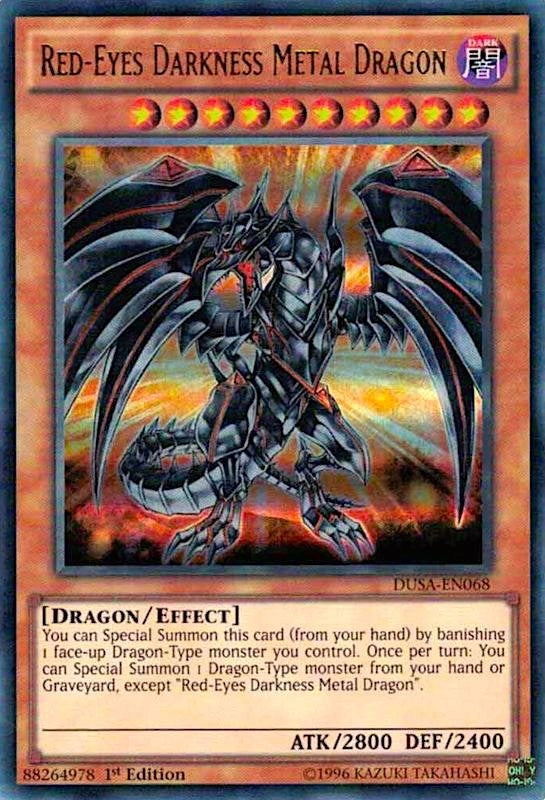 Image for Red-Eyes Darkness Metal Dragon (DUSA-EN068) (DUSA) - YuGiOh