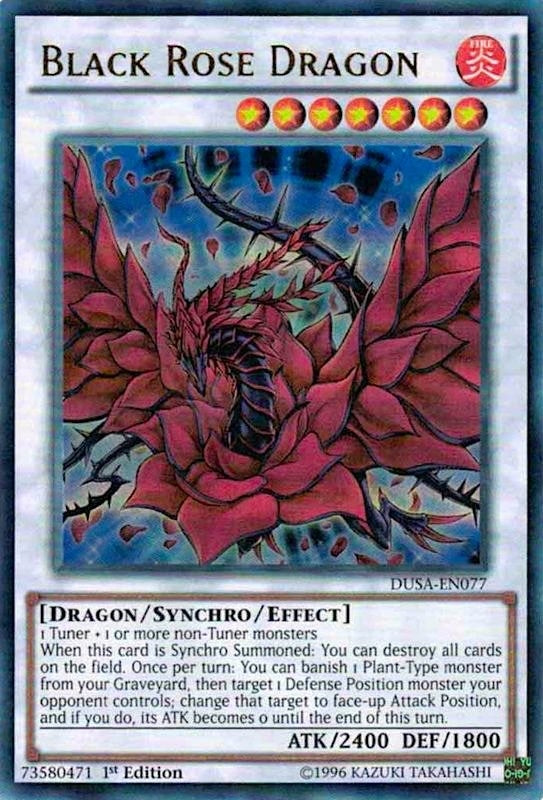 Image for Black Rose Dragon (DUSA-EN077) (DUSA) - YuGiOh