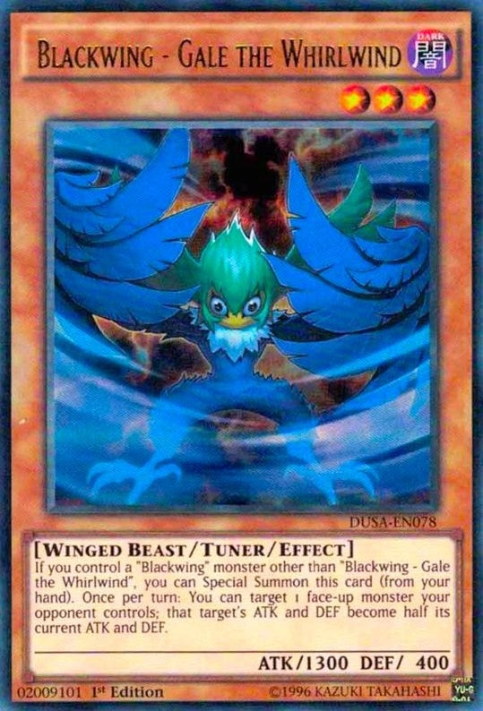 Image for Blackwing - Gale the Whirlwind (DUSA-EN078) (DUSA) - YuGiOh