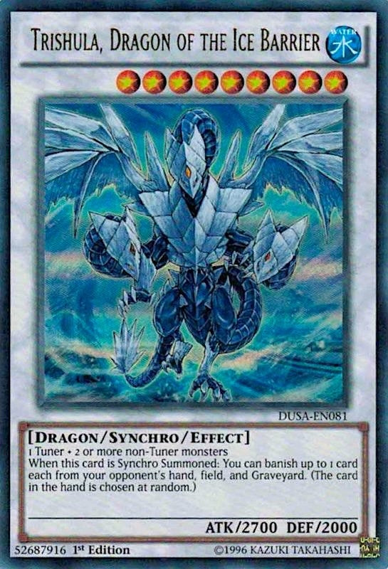 Image for Trishula, Dragon of the Ice Barrier (DUSA-EN081) (DUSA) - YuGiOh