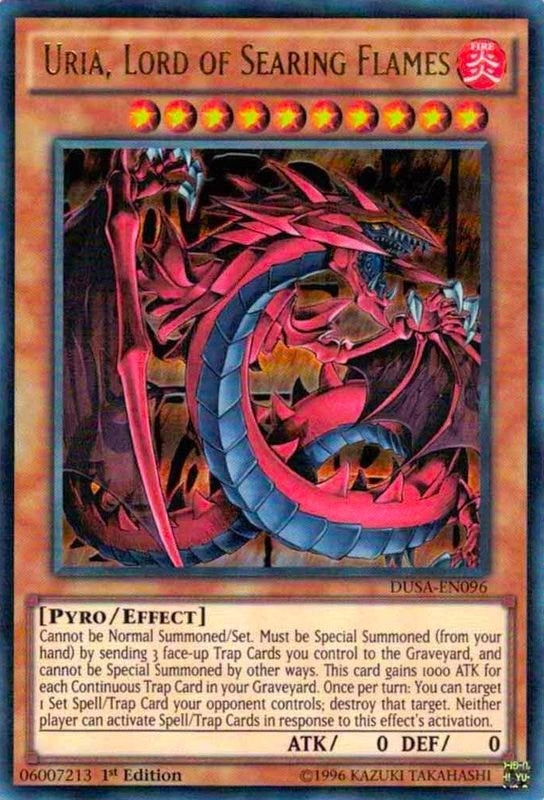Image for Uria, Lord of Searing Flames (DUSA-EN096) (DUSA) - YuGiOh