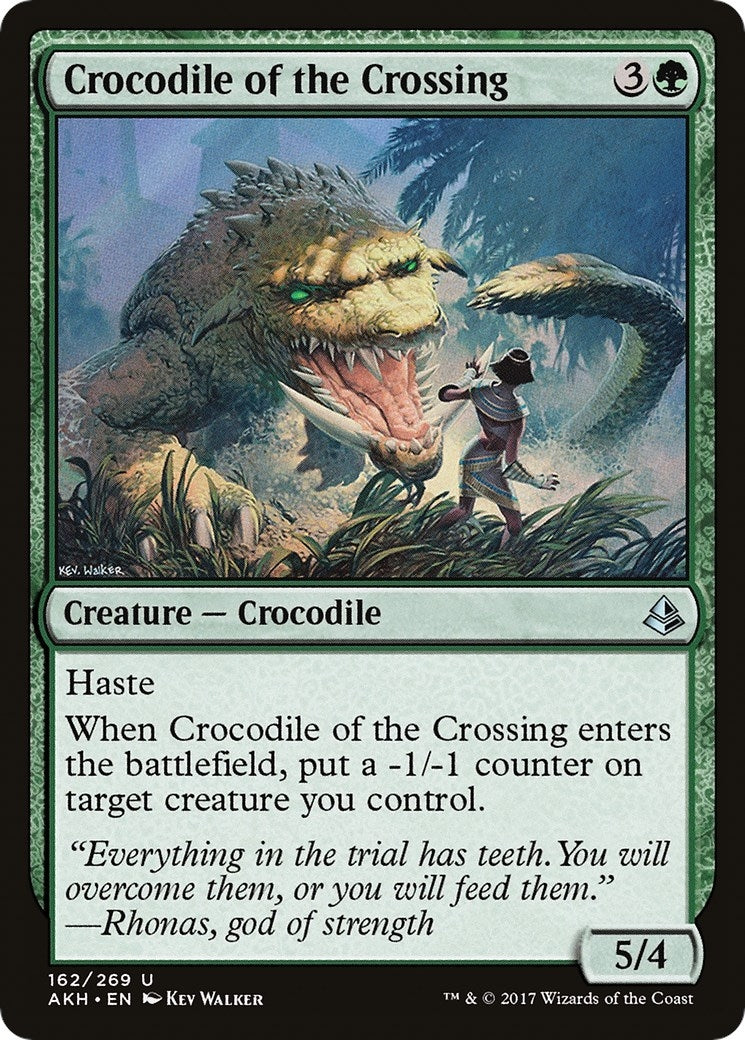 Image for Crocodile of the Crossing (162) (Amonkhet) - Magic: The Gathering