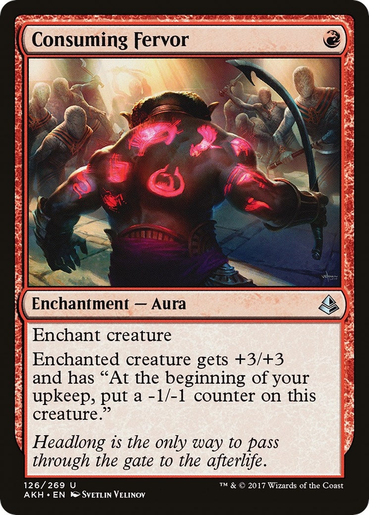 Image for Consuming Fervor (126) (Amonkhet) - Magic: The Gathering