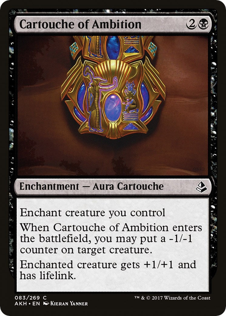 Image for Cartouche of Ambition (83) (Amonkhet) - Magic: The Gathering