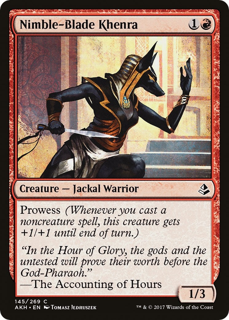 Image for Nimble-Blade Khenra (145) (Amonkhet) - Magic: The Gathering