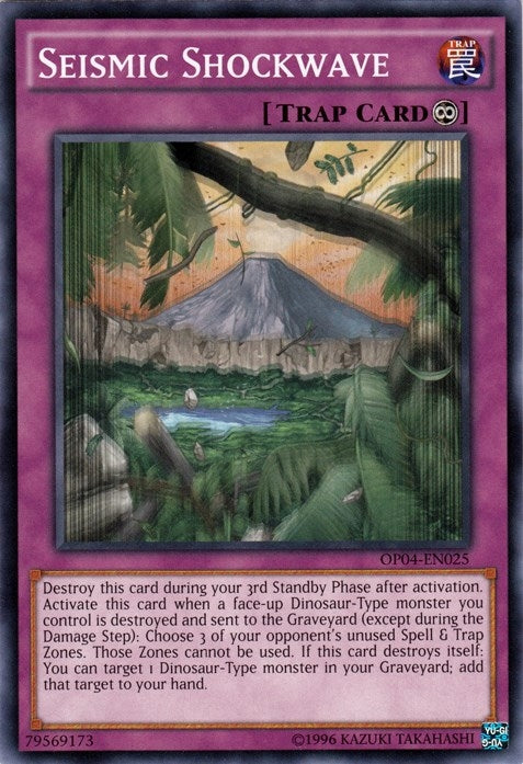 Image for Seismic Shockwave (OP04-EN025) (OP04) - YuGiOh