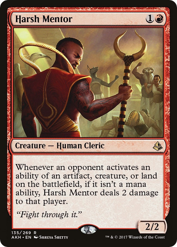 Image for Harsh Mentor (135) (Amonkhet) - Magic: The Gathering