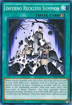 Image for Inferno Reckless Summon (SR03-EN030) (SR03) - YuGiOh