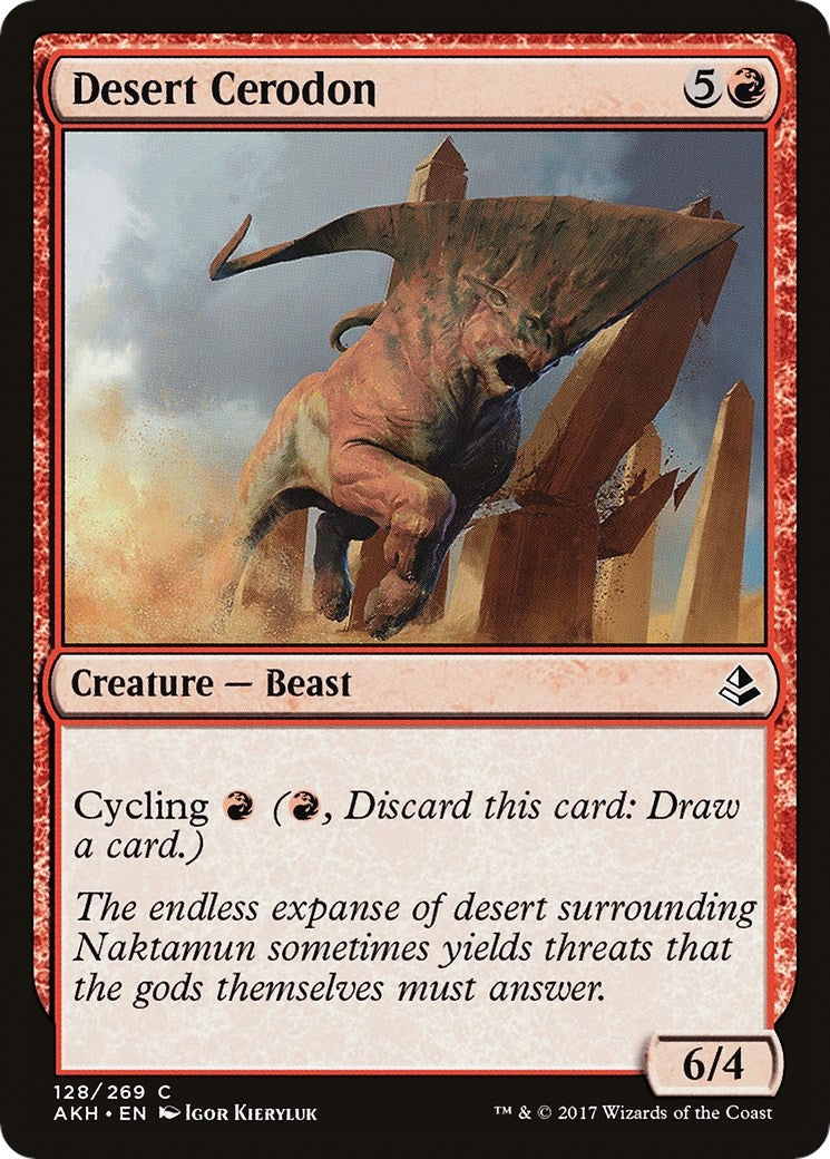 Image for Desert Cerodon (128) (Amonkhet) - Magic: The Gathering