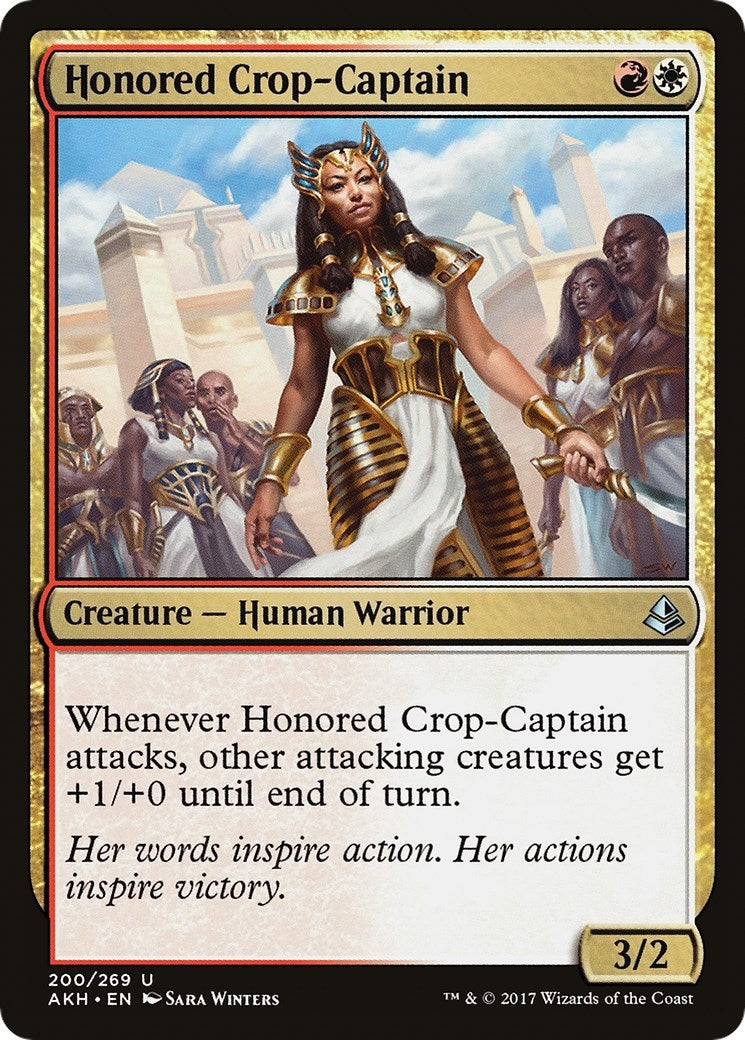 Image for Honored Crop-Captain (200) (Amonkhet) - Magic: The Gathering