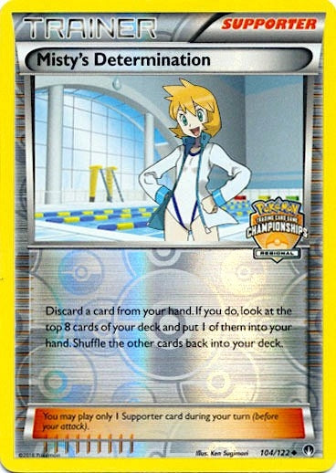 Image for Misty's Determination - 104/122 (Regional Championships) (104/122) (PR) - Pokemon