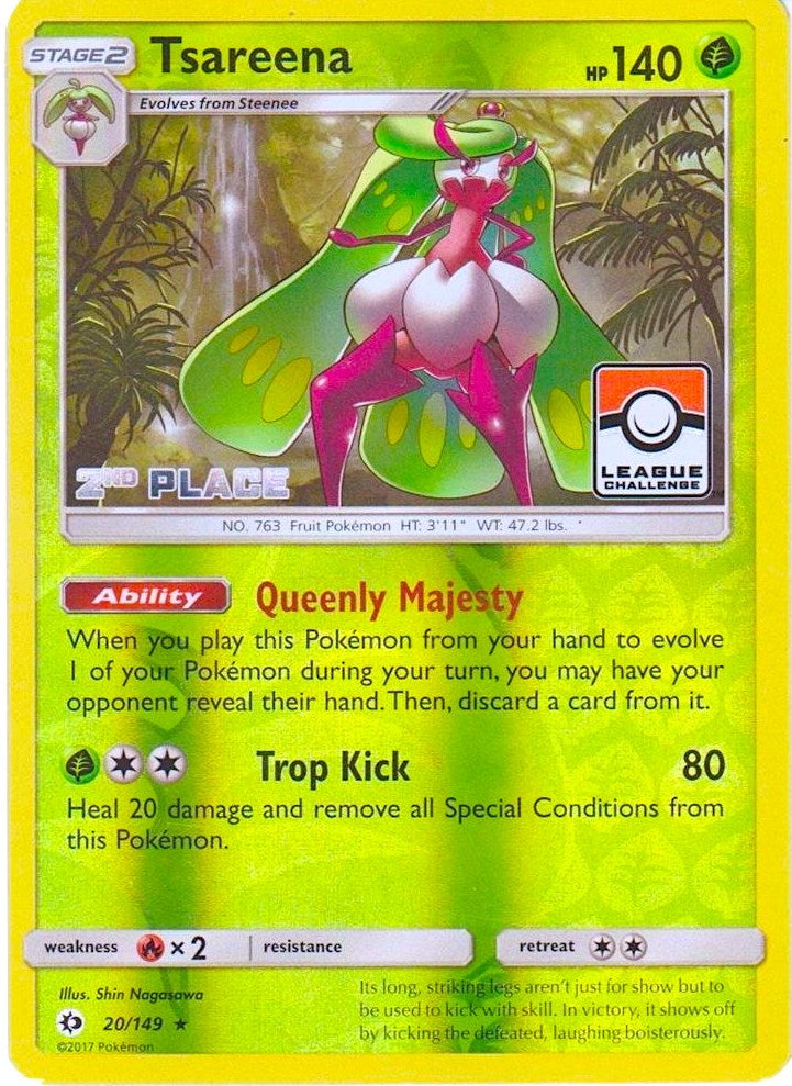 Image for Tsareena - 20/149 (League Challenge) [2nd Place] (020/149) (PR) - Pokemon