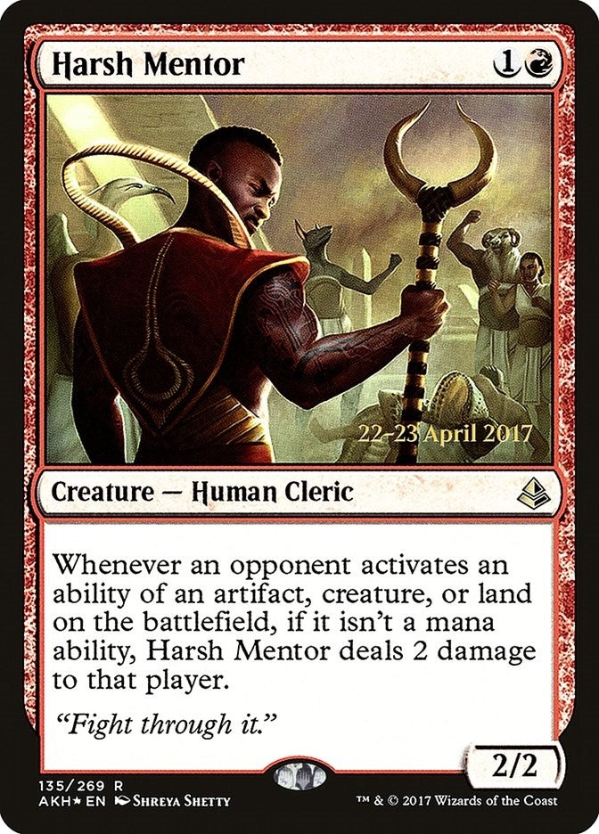 Image for Harsh Mentor (135) (Prerelease Cards) - Magic: The Gathering