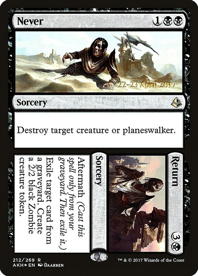 Image for Never // Return (212) (Prerelease Cards) - Magic: The Gathering