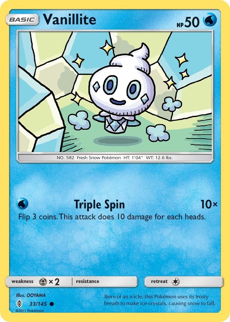 Image for Vanillite (33/145) (SM02) - Pokemon