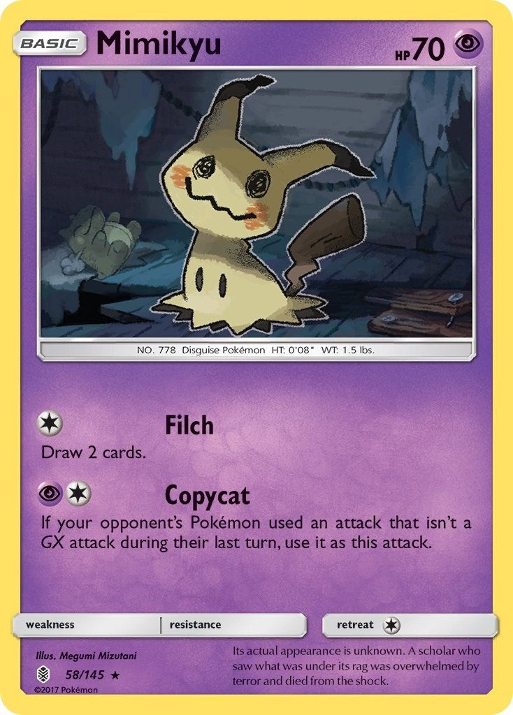 Image for Mimikyu (58/145) (SM02) - Pokemon