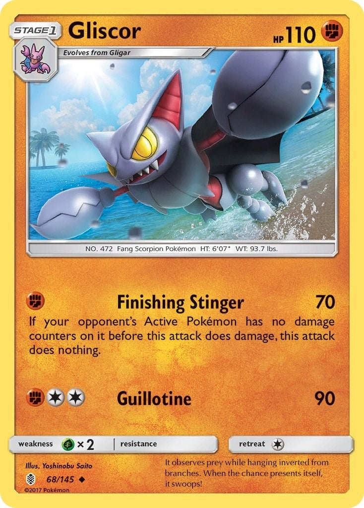 Image for Gliscor (68/145) (SM02) - Pokemon