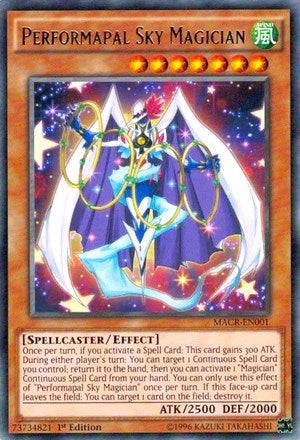 Image for Performapal Sky Magician (MACR-EN001) (MACR) - YuGiOh
