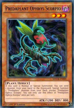 Image for Predaplant Ophrys Scorpio (MACR-EN009) (MACR) - YuGiOh