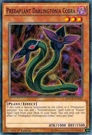 Image for Predaplant Darlingtonia Cobra (MACR-EN010) (MACR) - YuGiOh