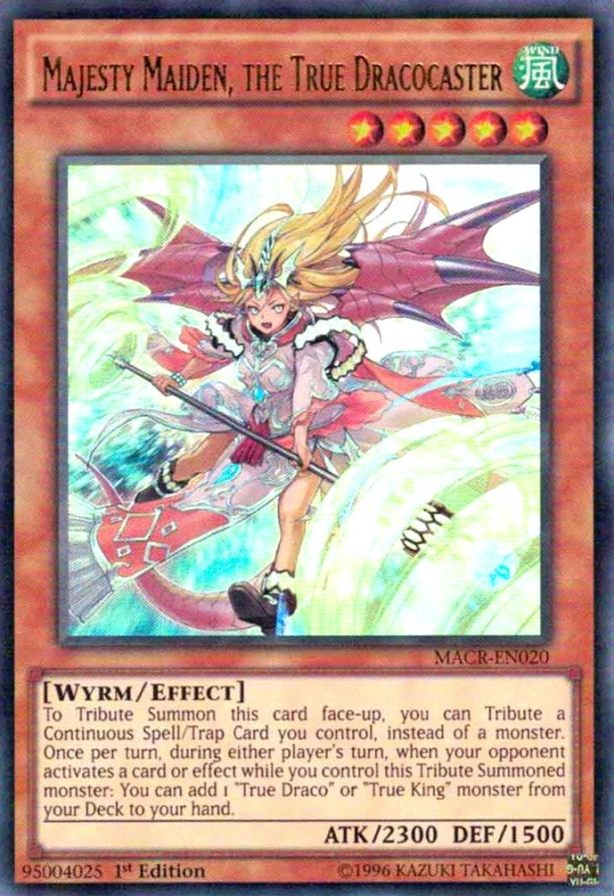 Image for Majesty Maiden, the True Dracocaster (MACR-EN020) (MACR) - YuGiOh