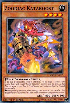 Image for Zoodiac Kataroost (MACR-EN027) (MACR) - YuGiOh
