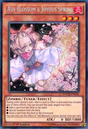 Image for Ash Blossom & Joyous Spring (MACR-EN036) (MACR) - YuGiOh
