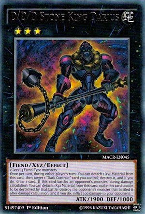 Image for D/D/D Stone King Darius (MACR-EN045) (MACR) - YuGiOh