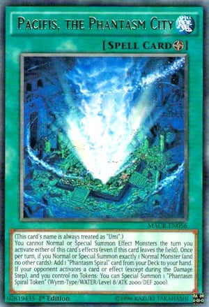 Image for Pacifis, the Phantasm City (MACR-EN056) (MACR) - YuGiOh