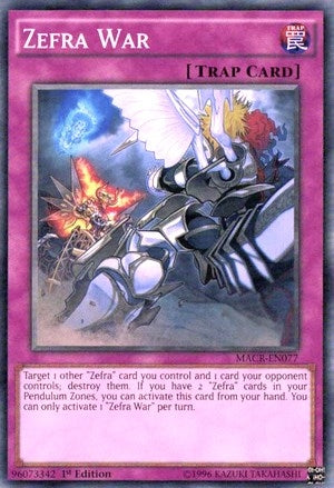 Image for Zefra War (MACR-EN077) (MACR) - YuGiOh