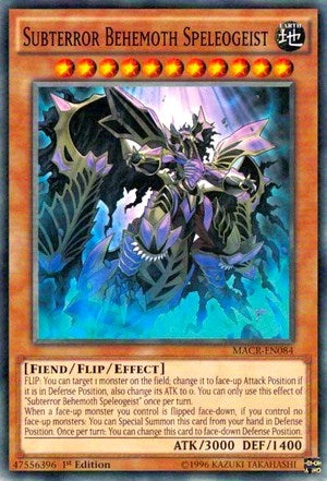 Image for Subterror Behemoth Speleogeist (MACR-EN084) (MACR) - YuGiOh