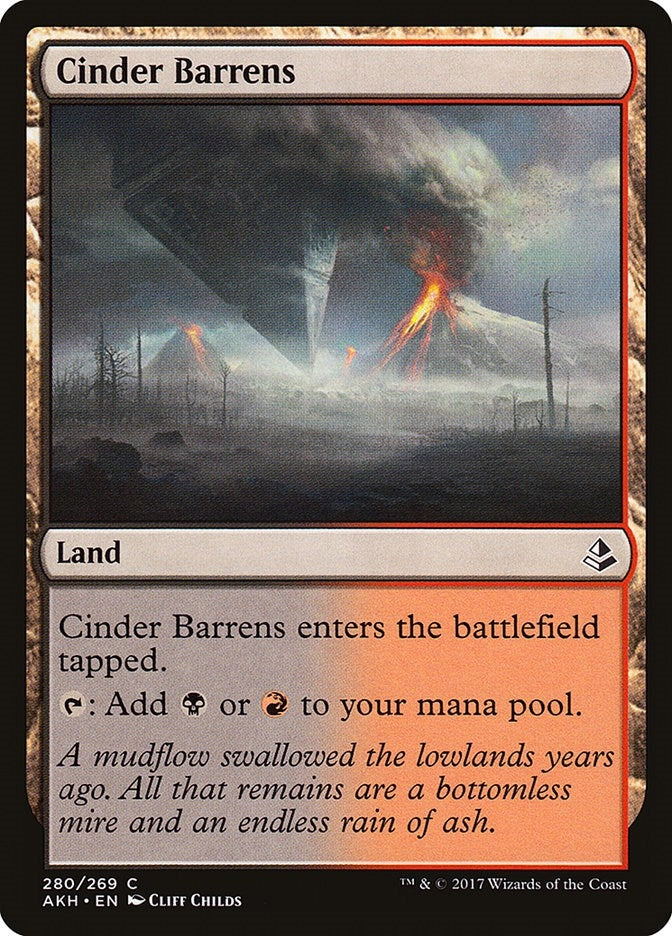 Image for Cinder Barrens (280) (Amonkhet) - Magic: The Gathering