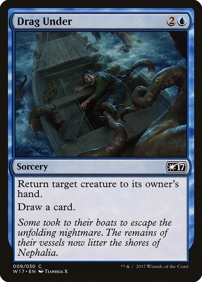 Image for Drag Under (9) (Welcome Deck 2017) - Magic: The Gathering