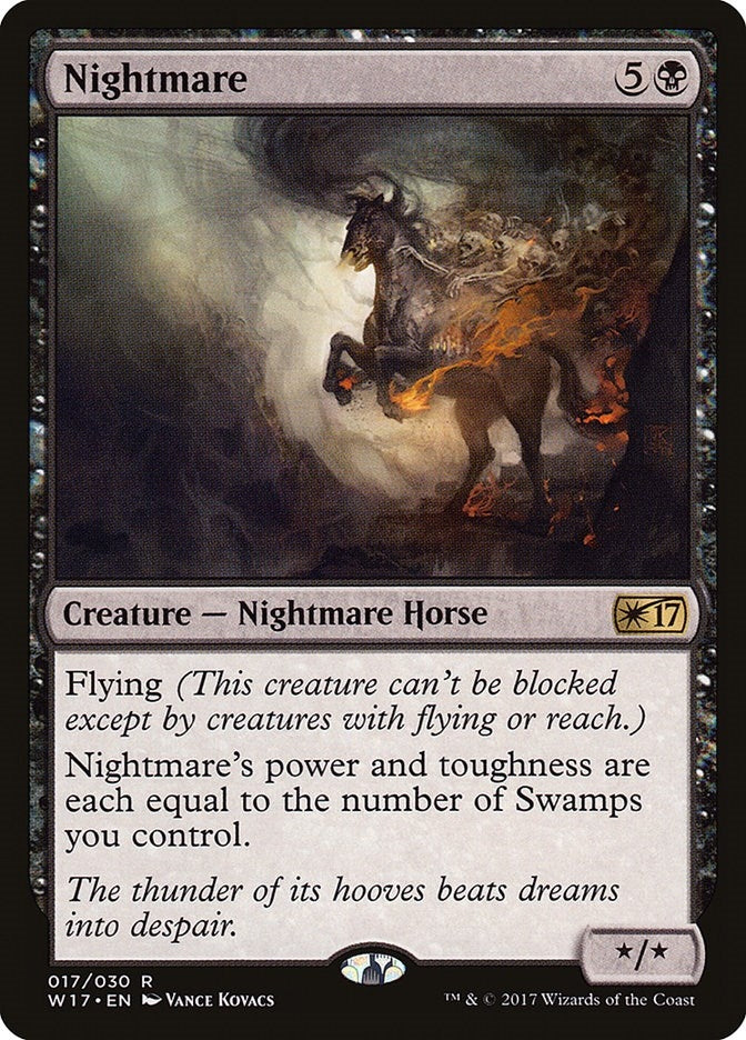 Image for Nightmare (17) (Welcome Deck 2017) - Magic: The Gathering