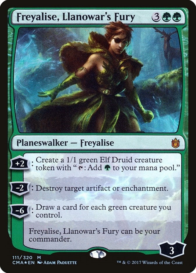 Image for Freyalise, Llanowar's Fury (111) (Commander Anthology) - Magic: The Gathering