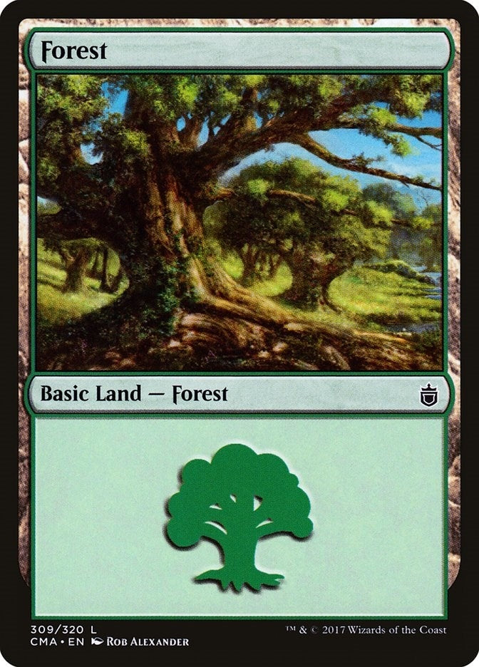 Image for Forest (309) (309) (Commander Anthology) - Magic: The Gathering
