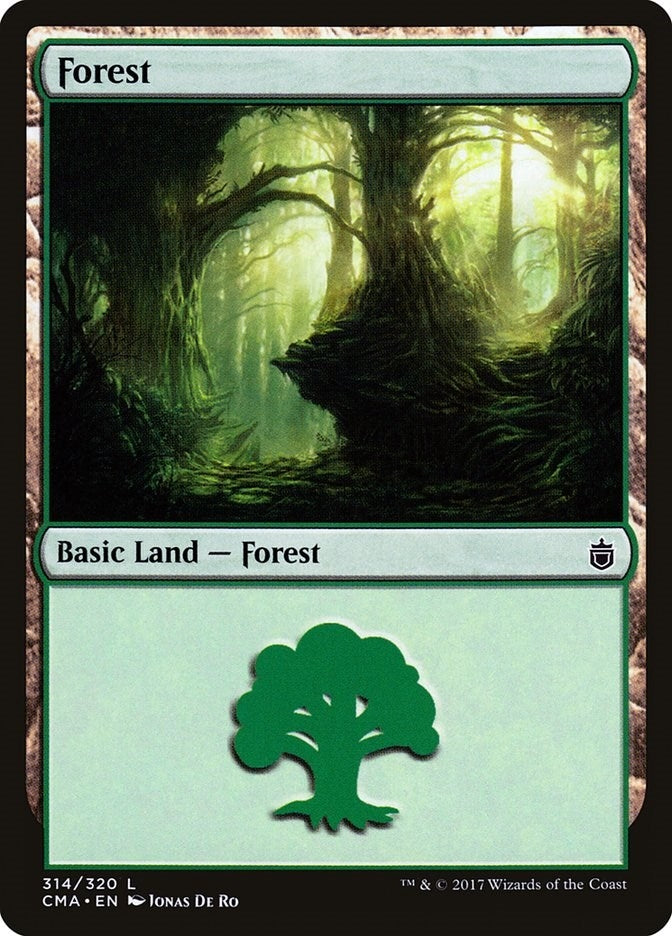 Image for Forest (314) (314) (Commander Anthology) - Magic: The Gathering