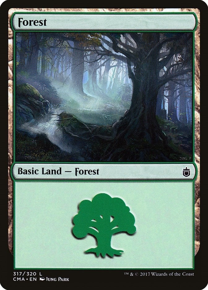 Image for Forest (317) (317) (Commander Anthology) - Magic: The Gathering