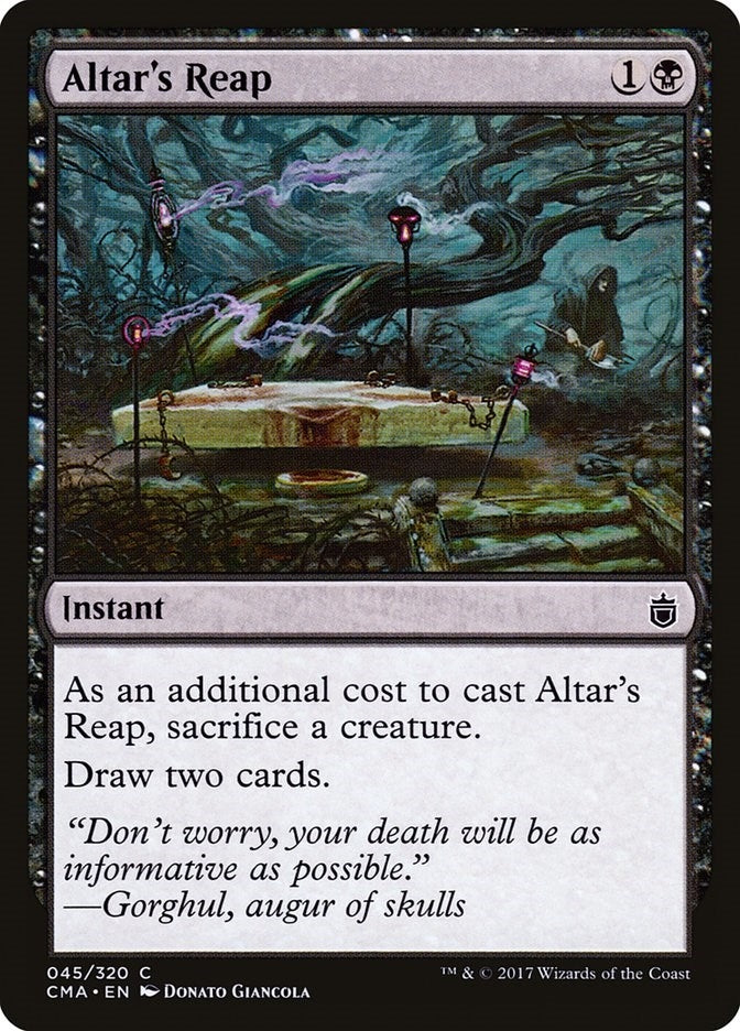 Image for Altar's Reap (45) (Commander Anthology) - Magic: The Gathering