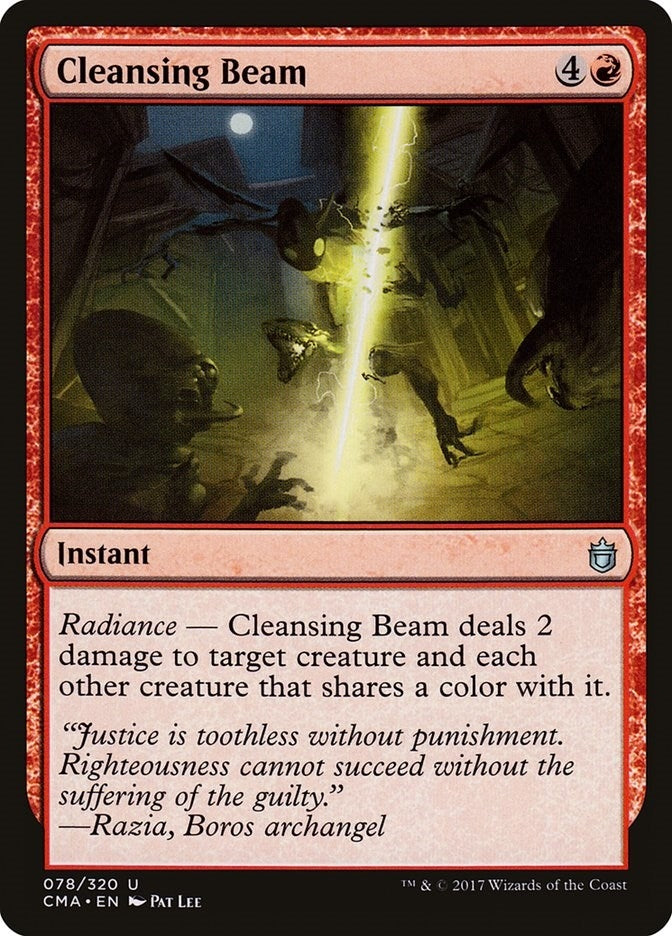 Image for Cleansing Beam (78) (Commander Anthology) - Magic: The Gathering