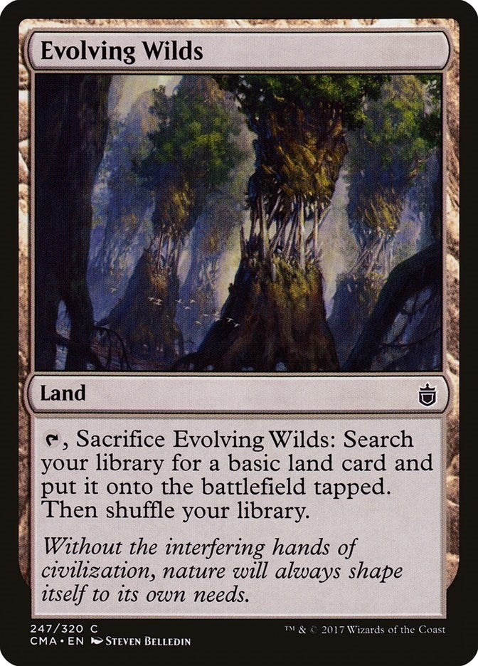 Image for Evolving Wilds (247) (Commander Anthology) - Magic: The Gathering