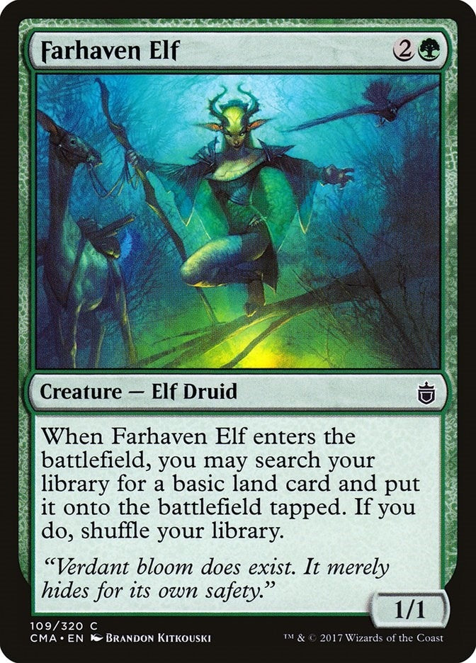 Image for Farhaven Elf (109) (Commander Anthology) - Magic: The Gathering